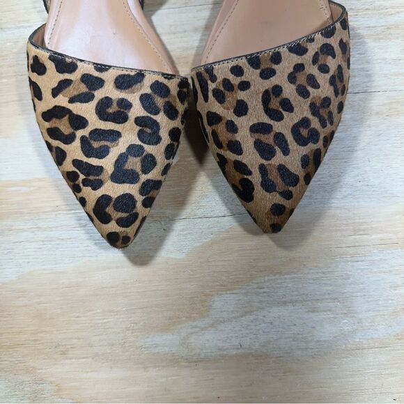 J Crew Leopard Print Calf Hair Flats Women’s Size 6 - Picture 5 of 8